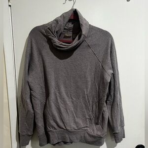 Zella pullover twisted cowl neck sweatshirt, medium